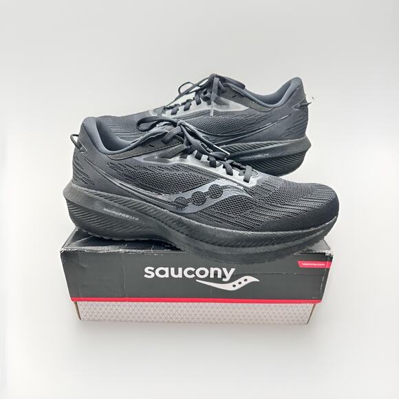 Saucony Triumph 21 ‘Triple Black’ Men’s Running Shoes Size 11 (S20881-12) NWOB main image 4